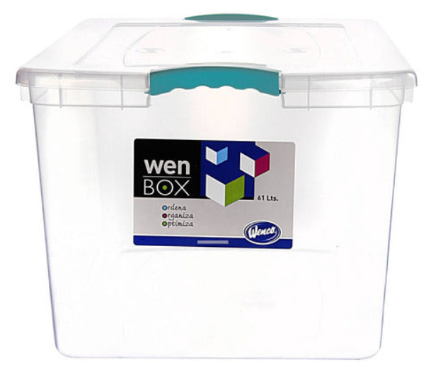 Caja Organizadora Organizador Plastico 61 Lts Transparente-0