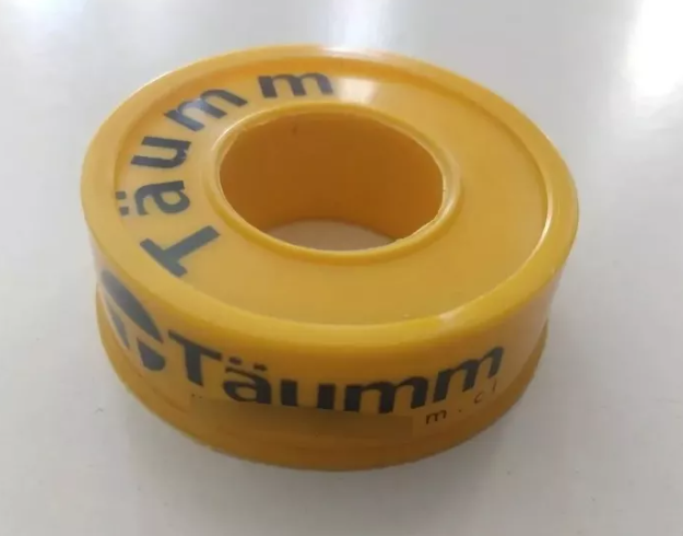 Pack 10 Unidades Teflón 1/2 6.6mt Amarillo Gas-2