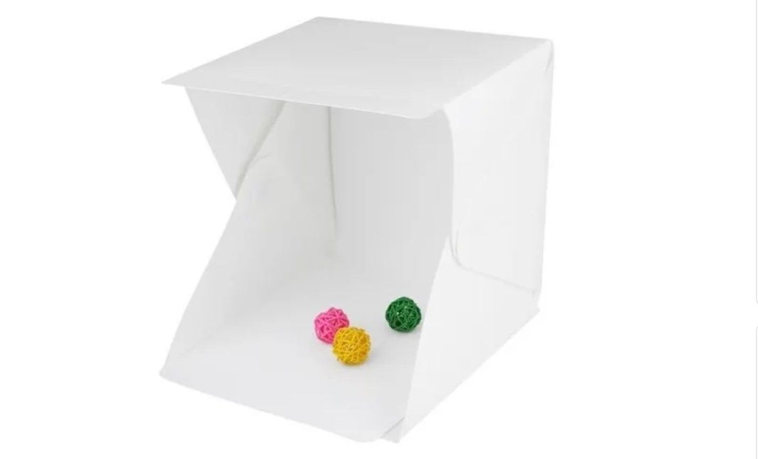 Caja De Luz 30x30cm Estudio Fotográfico Portátil Led-0