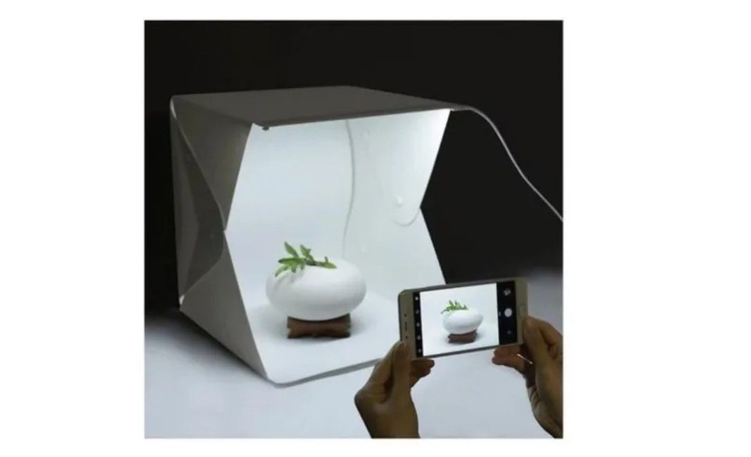 Caja De Luz 30x30cm Estudio Fotográfico Portátil Led-2