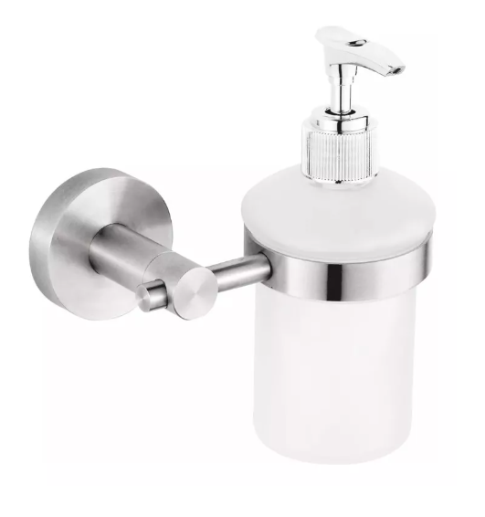 Jabonera Acero Inoxidable Líquido Gel Botella Baño-1