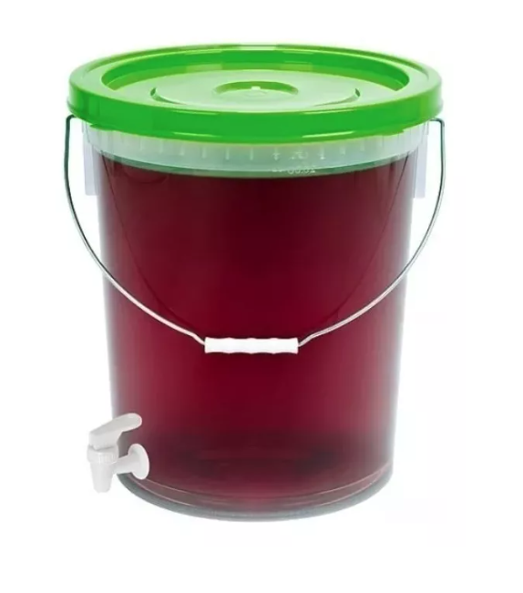Balde 12 Litros Contenedor Liquido Con Dispensador Colores-2