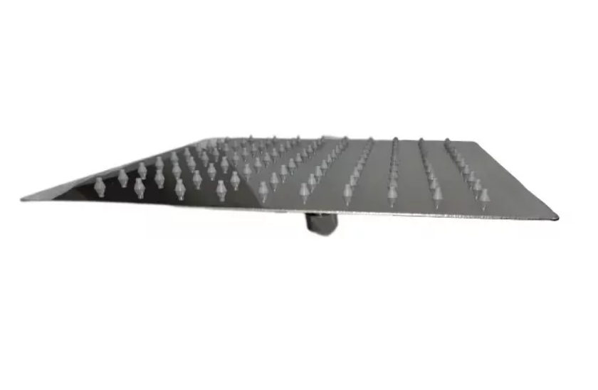 Plato Ducha Cuadrado Acero Inoxidable 25cm Taumm-1