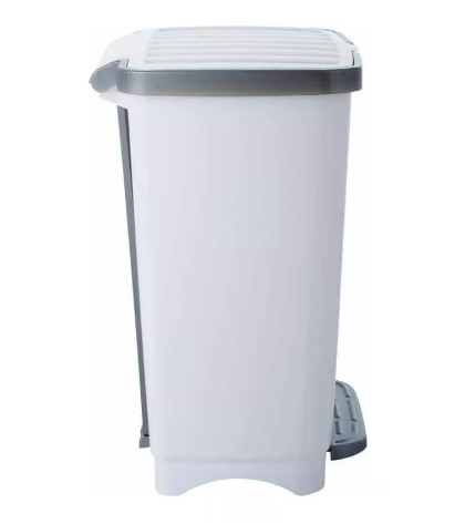 Basurero De Pedal 25 Litros - Blanco-1