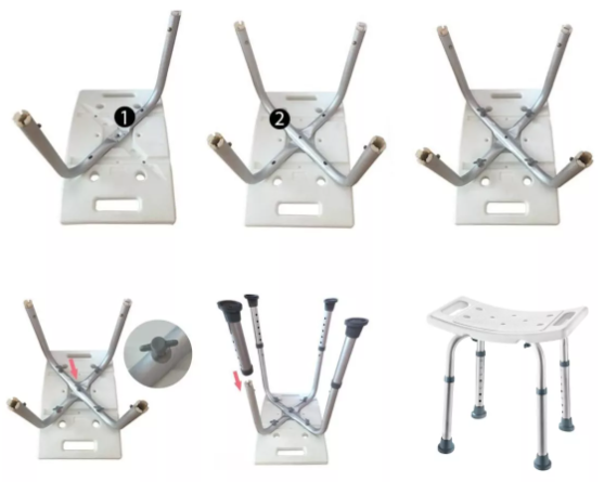 Silla De Baño Adultos Silla Para Ducha Baños Para Personas Con Discapacidad-3