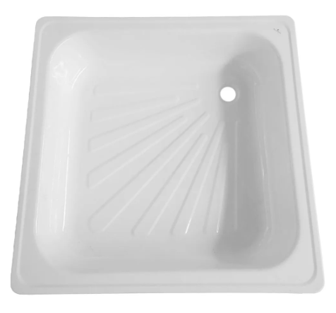 Receptáculo De Ducha Acero Esmaltado De 70x70 Cm-0