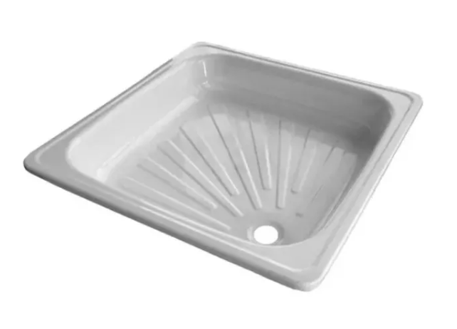Receptáculo De Ducha Acero Esmaltado De 70x70 Cm-2