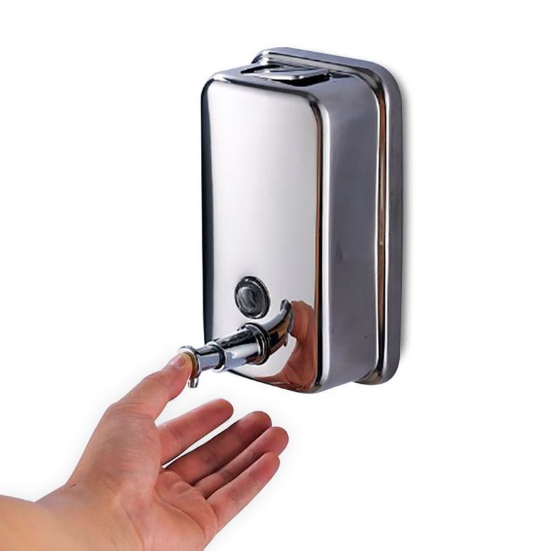 Dispensador Jabón 800 Ml Acero Inoxidable Taumm-0