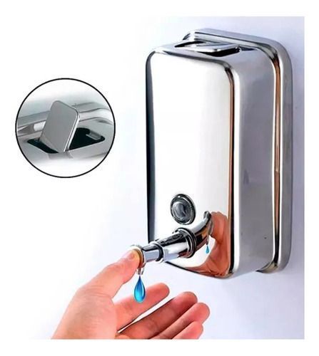 Dispensador Jabón 800 Ml Acero Inoxidable Taumm-2