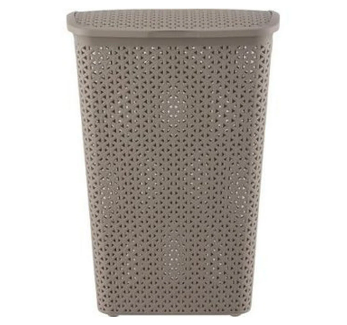 Cesto Canasto Para Ropa Rattan 60 Litros Con Tapa-0
