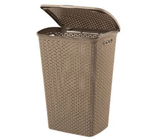 Cesto Canasto Para Ropa Rattan 60 Litros Con Tapa-1