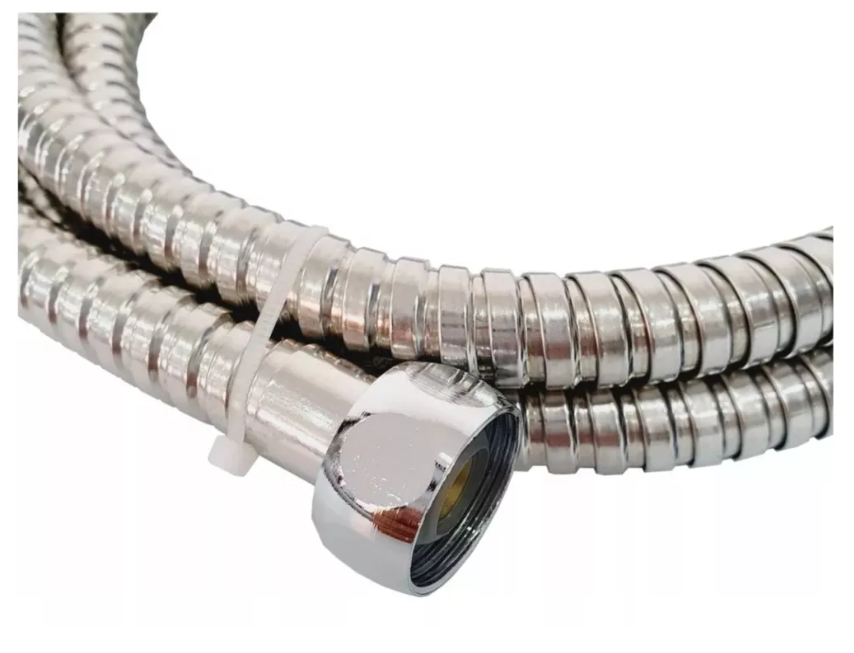 Flexible Ducha 1.8 Metros Tubo Acero Inoxidable Taumm-1