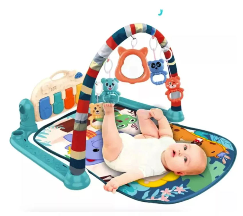 Gimnasio Piano Bebés Multifuncional Guaguas Alfombra Baby-0