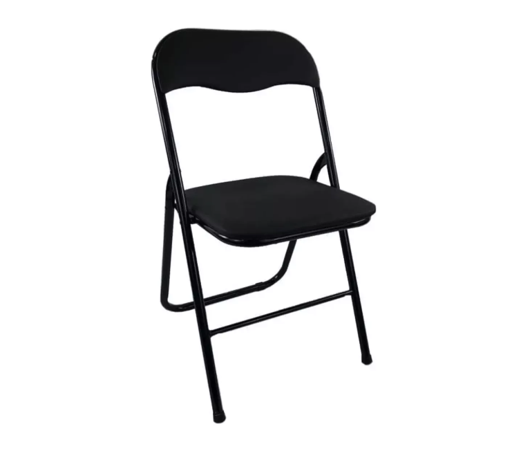 Silla Plegable Metalica Para Eventos Acolchada-0