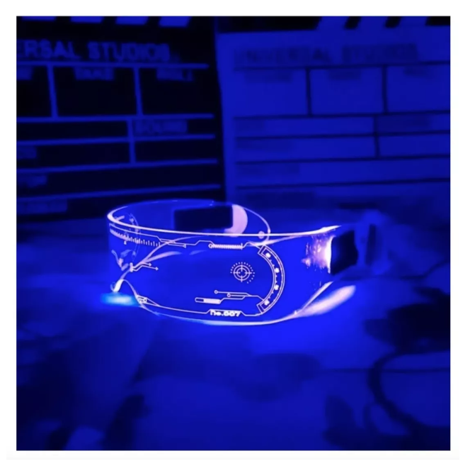 Lentes Para Fiestas Con Luces Led Cosplay-2