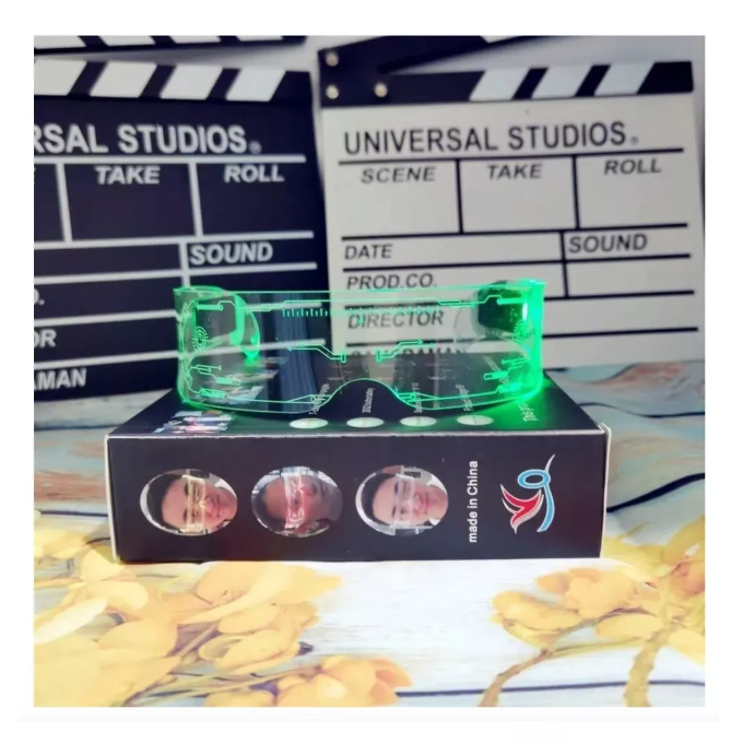 Lentes Para Fiestas Con Luces Led Cosplay-3