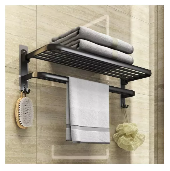 Toallero Baño Perchero Colgador Acero Inoxidable Toallas-1