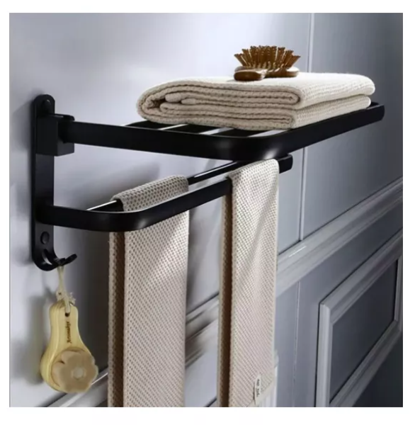 Toallero Baño Perchero Colgador Acero Inoxidable Toallas-2