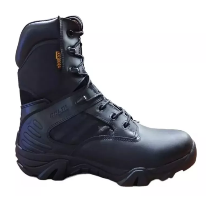 Botas Tacticas Militares Delta Caña Alta-0