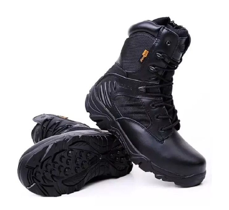 Botas Tacticas Militares Delta Caña Alta-2