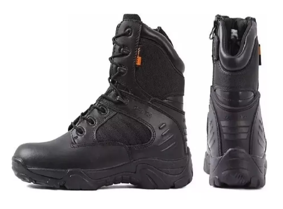 Botas Tacticas Militares Delta Caña Alta-4