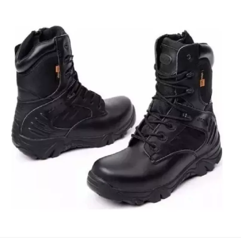 Botas Tacticas Militares Delta Caña Alta-5