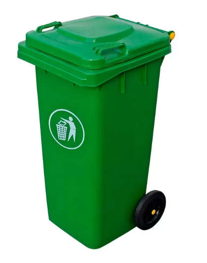 Contenedor De Basura 120 Litros Color Verde-0