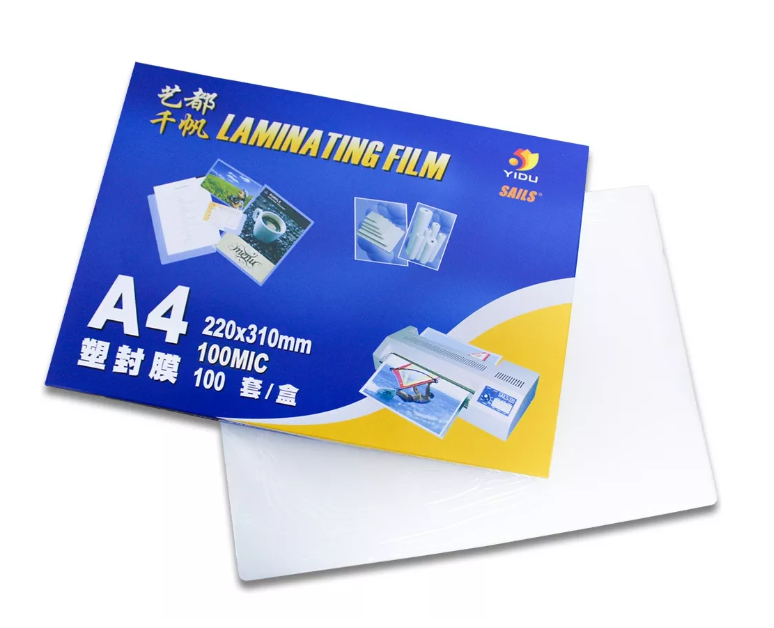100 Micas Termo-laminadora Plastificadora Carta A4 100 Micrón-0