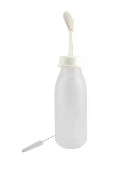 Mamadera Con Cuchara Pigeon 240ml 6m+-0
