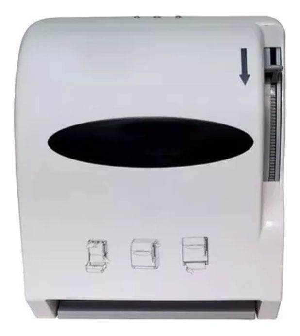 Dispensador Toalla Rollo Papel Palanca Y Llave Industrial-0