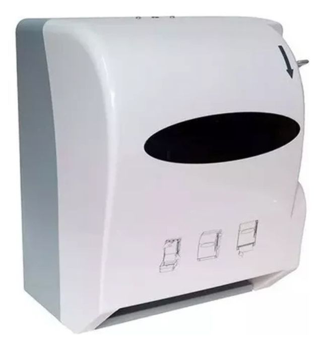 Dispensador Toalla Rollo Papel Palanca Y Llave Industrial-2