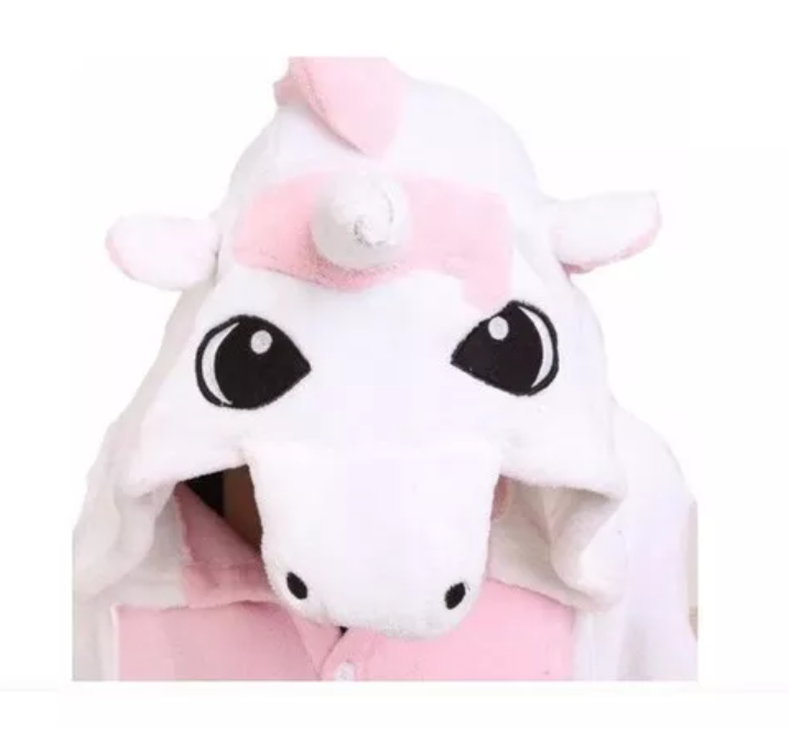 Pijama Entero Infantil Y Adulto Unicornio Invierno-3