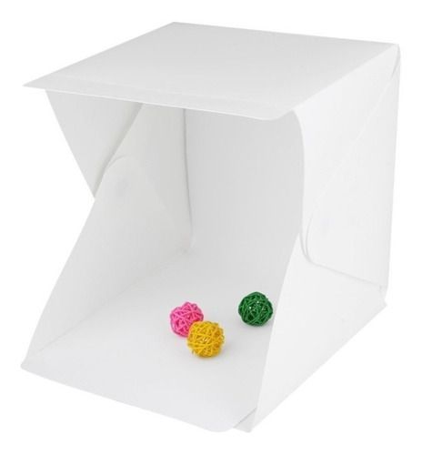 Caja De Luz 40x40cm Estudio Fotográfico Portátil Led-0
