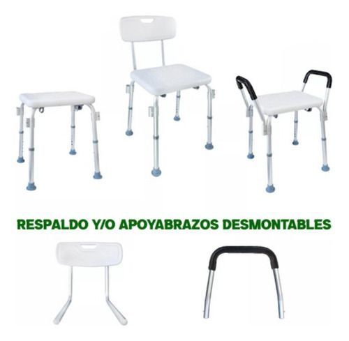 Silla Ducha Con Reposabrazos Y Respaldo-3