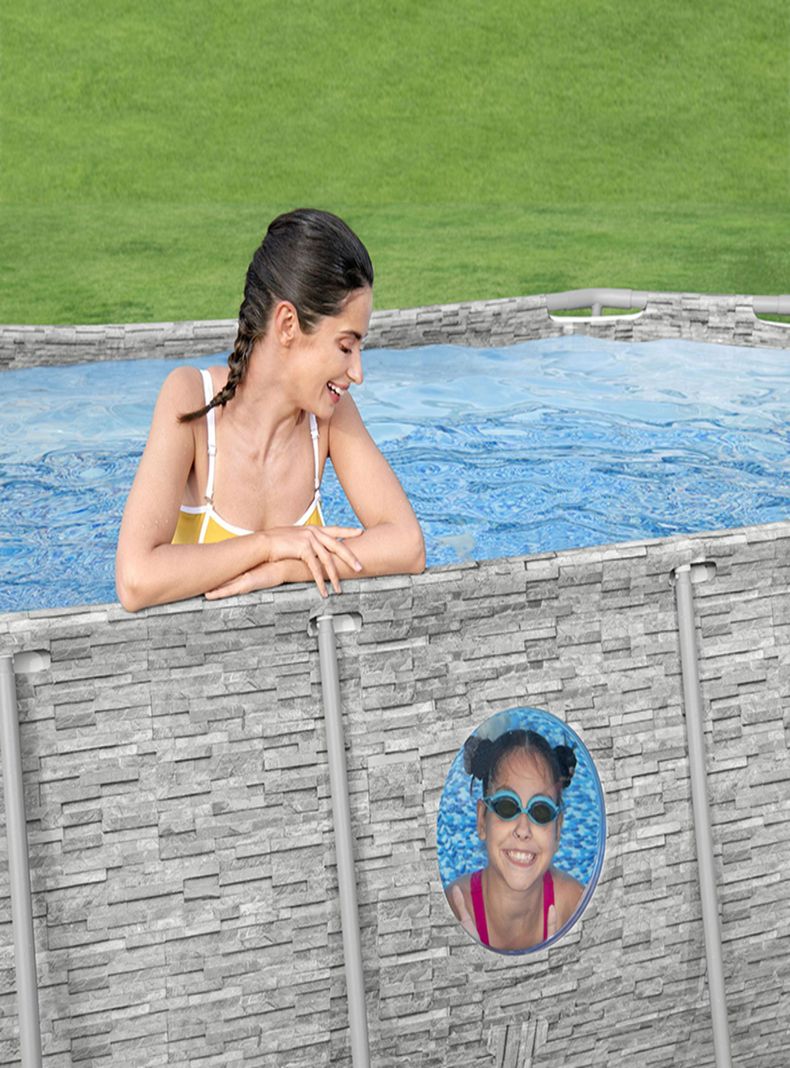 Piscina Estructural Oval Vista, 4.27m x 2.50m x 1.00m, CAP. 7.250 Lts; Bestway-1