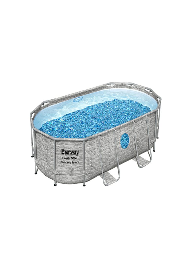 Piscina Estructural Oval Vista, 4.27m x 2.50m x 1.00m, CAP. 7.250 Lts; Bestway-4
