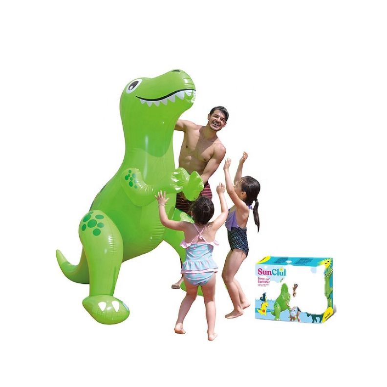 Dinosaurio Inflable con  Rociador de Agua-0
