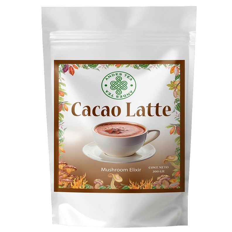 Cacao Latte Mushroom Elixir Andes tea 200
