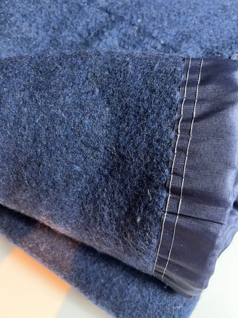 Frazada Térmica Lisa Azul1,5 plazas 450g/m2 - Textil Ranco-1
