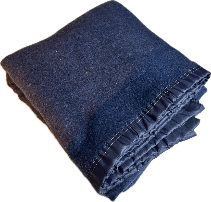 Frazada Térmica Lisa Azul1,5 plazas 450g/m2 - Textil Ranco-3