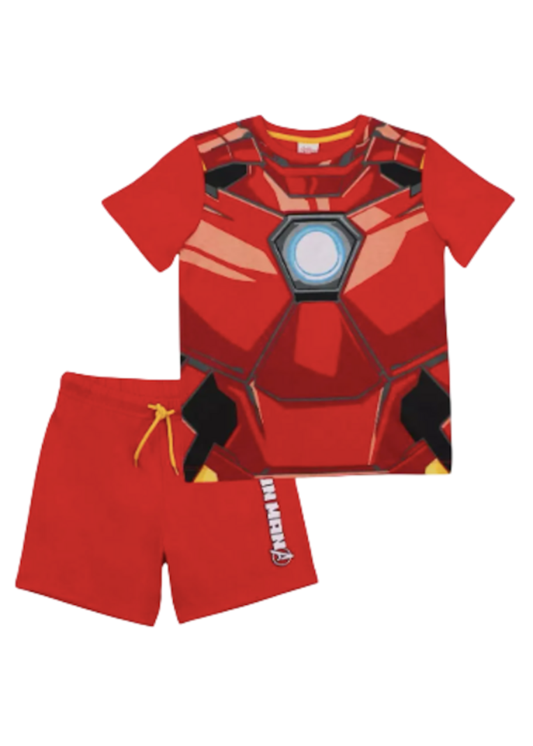 Pijama Iron Man de verano nino original Marvel