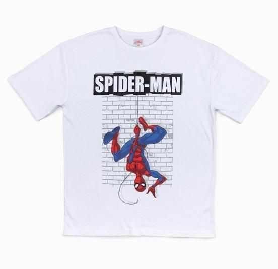 Polera Spiderman estilo Oversize Talla 14-0