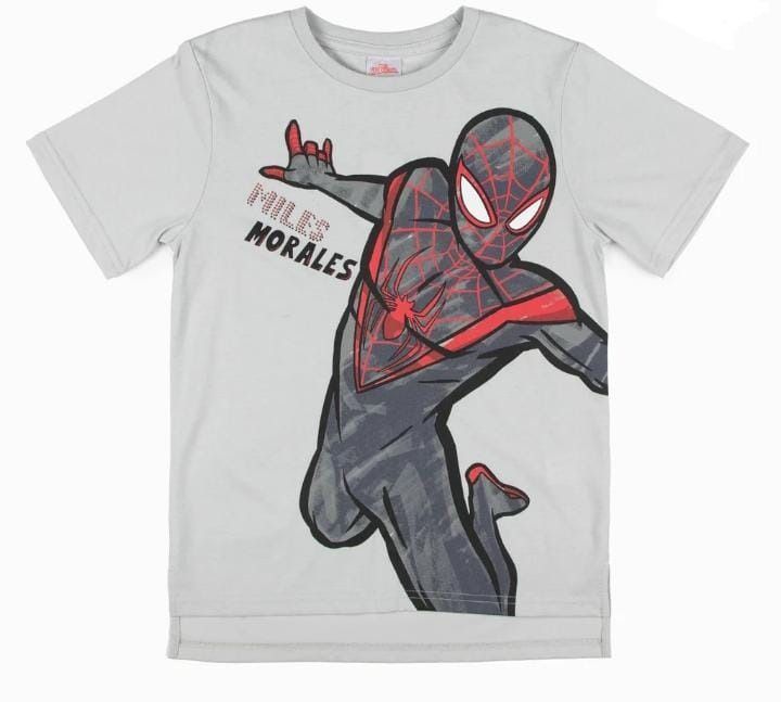 Polera Spiderman Miles Morales Talla 4-0