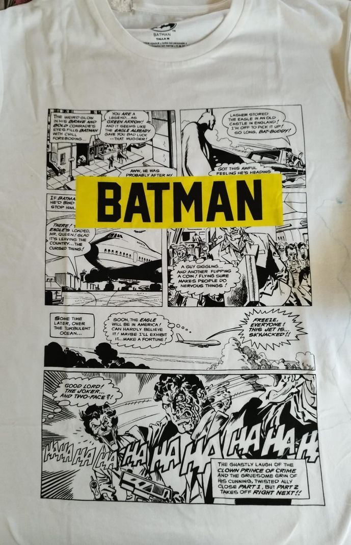 Batman Polera diseño historieta talla M-2