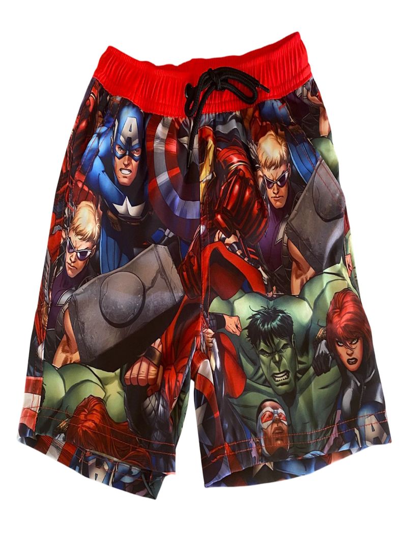 Short de bano nino talla 4 diseno Avengers Marvel