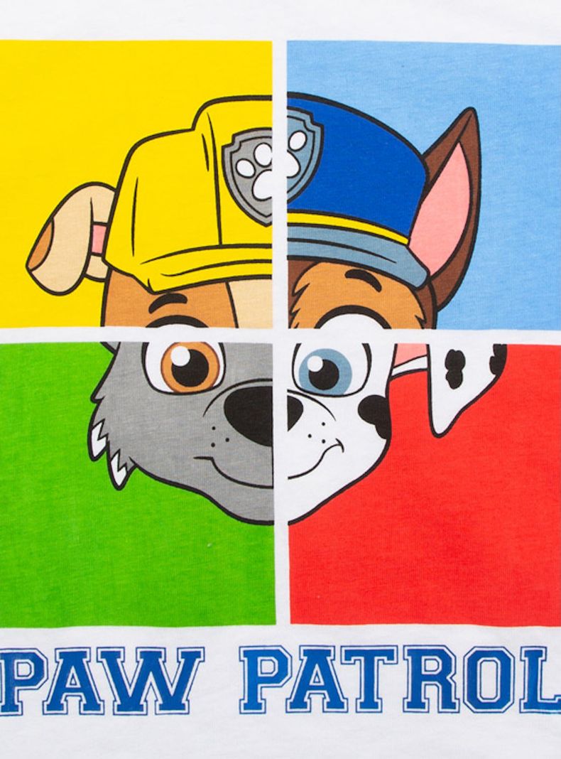 Polera Paw Patrol Talla 3 manga larga color blanco-2