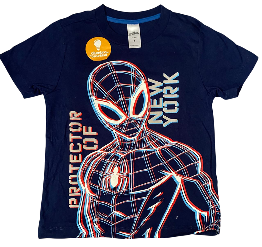 Pijama Spiderman brilla en la oscuridad-2