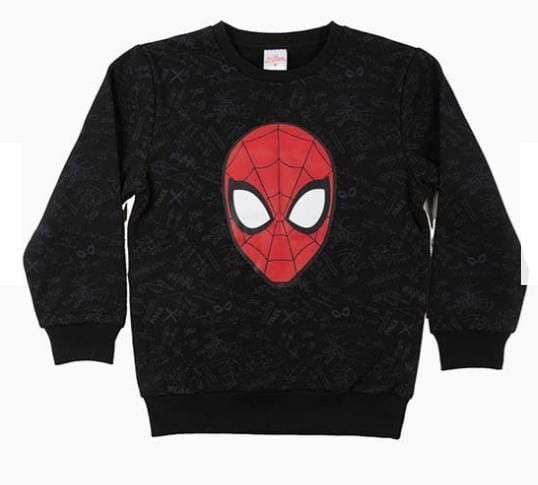 Poleron Spiderman Talla 8 sin capucha-0