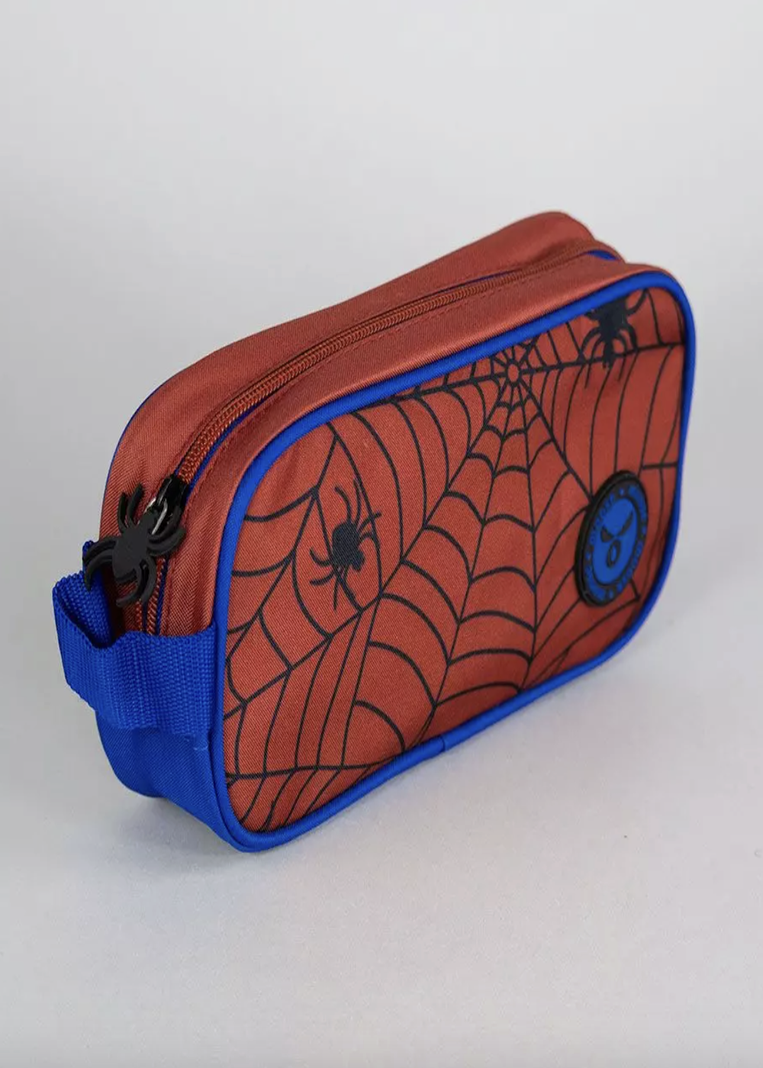 Estuche para lapices diseno Spider Rojo