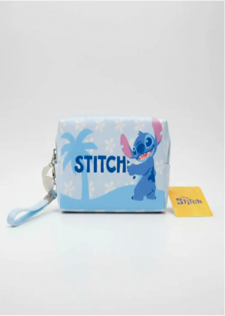 Estuche o cosmetiquero Stitch dise o palmera original Disney Celeste